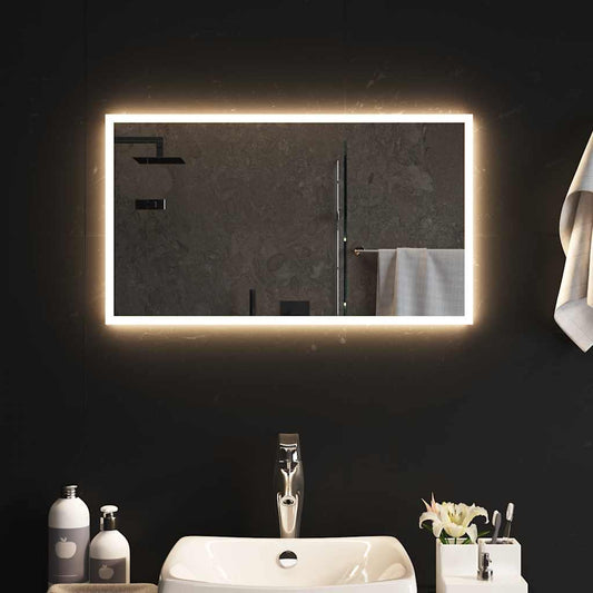 LED-es fürdőszobatükör 70x40 cm