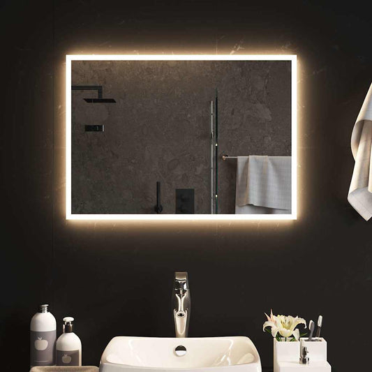 LED-es fürdőszobatükör 70x50 cm