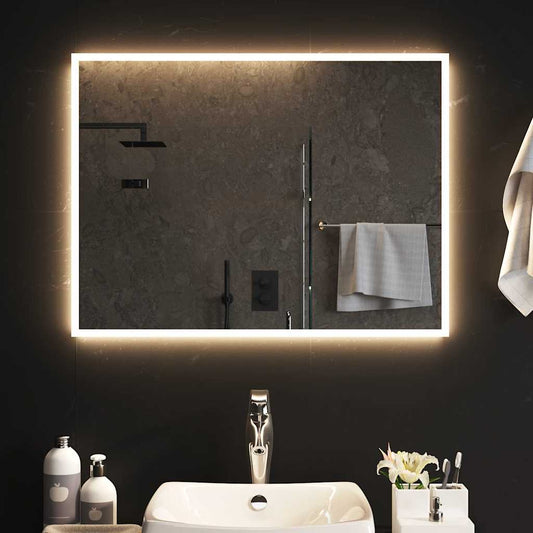 LED-es fürdőszobatükör 80x60 cm
