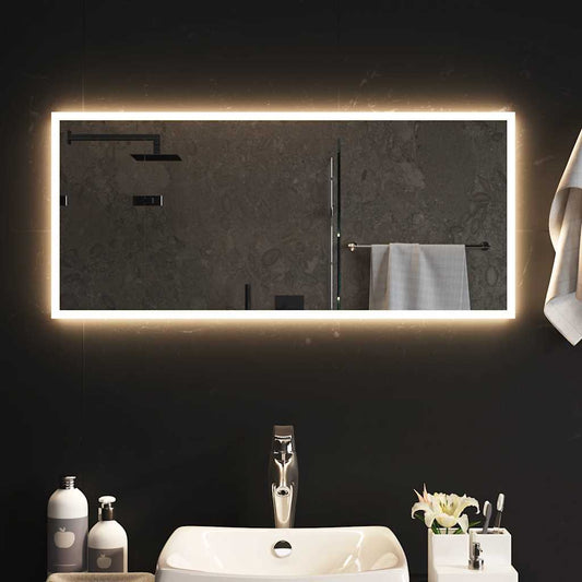 LED-es fürdőszobatükör 90x40 cm