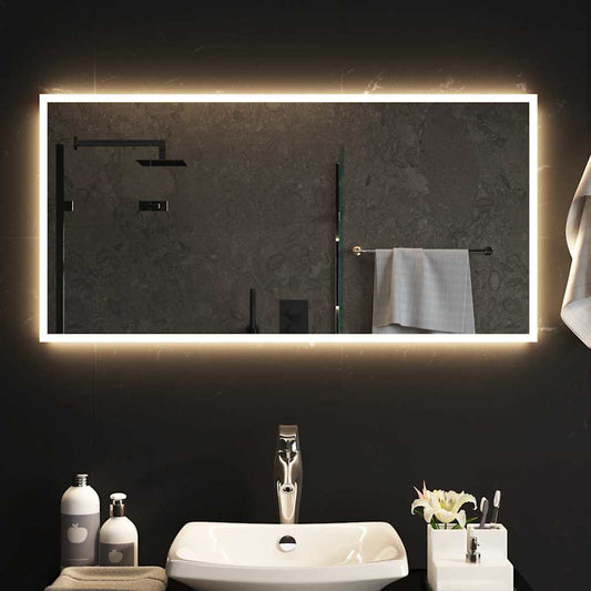 LED-es fürdőszobatükör 100x50 cm