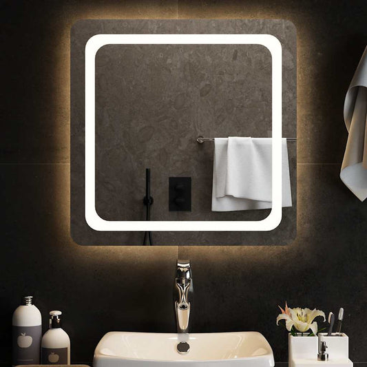 LED-es fürdőszobatükör 60x60 cm