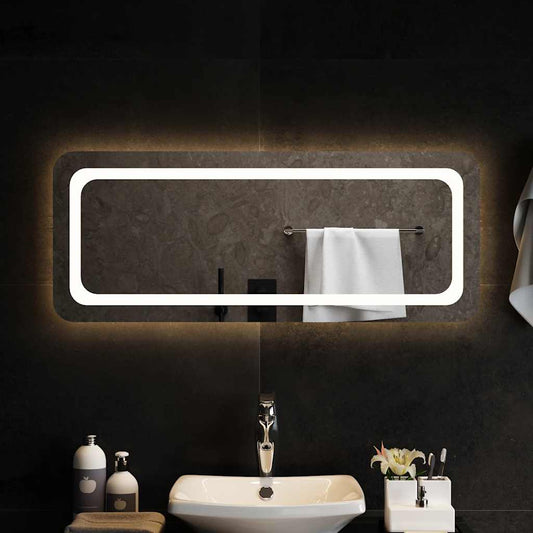 LED-es fürdőszobatükör 100x40cm