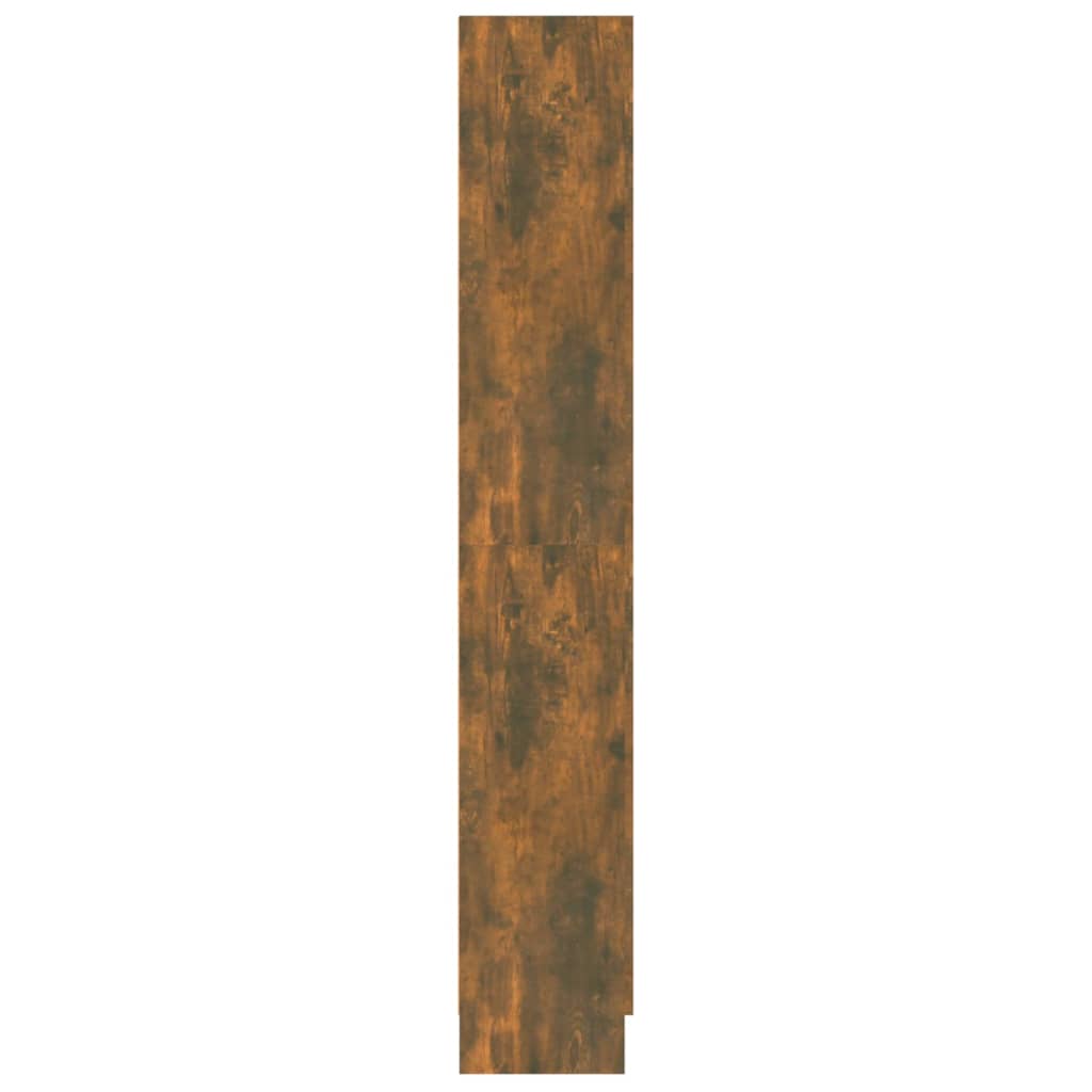 füstös tölgy színű fa fürdőszobaszekrény 82,5x30,5x185,5 cm