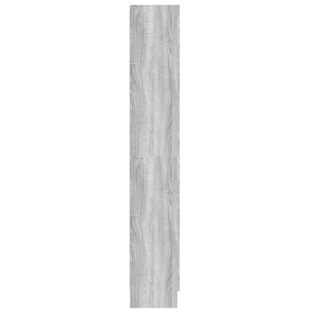szürke sonoma színű fa fürdőszobaszekrény 82,5x30,5x185,5 cm