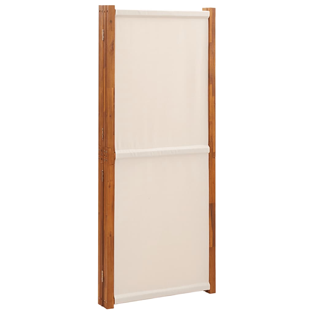fehér 4 paneles térelválasztó 280x180 cm