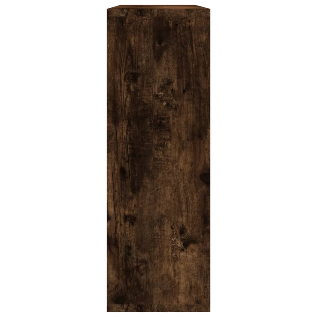 füstös tölgy színű szerelt fa fali polc 104 x 20 x 58,5 cm