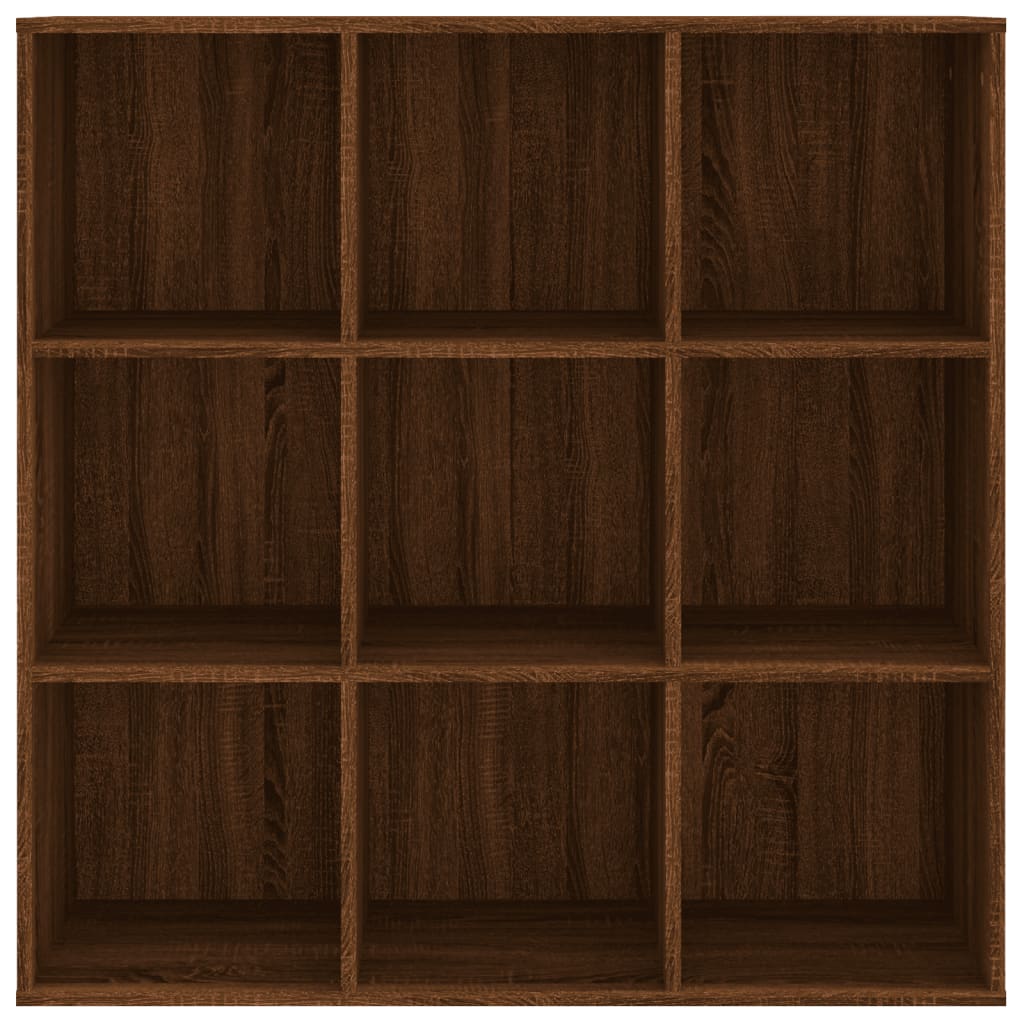 barna tölgy színű könyvszekrény 98 x 29 x 97,5 cm