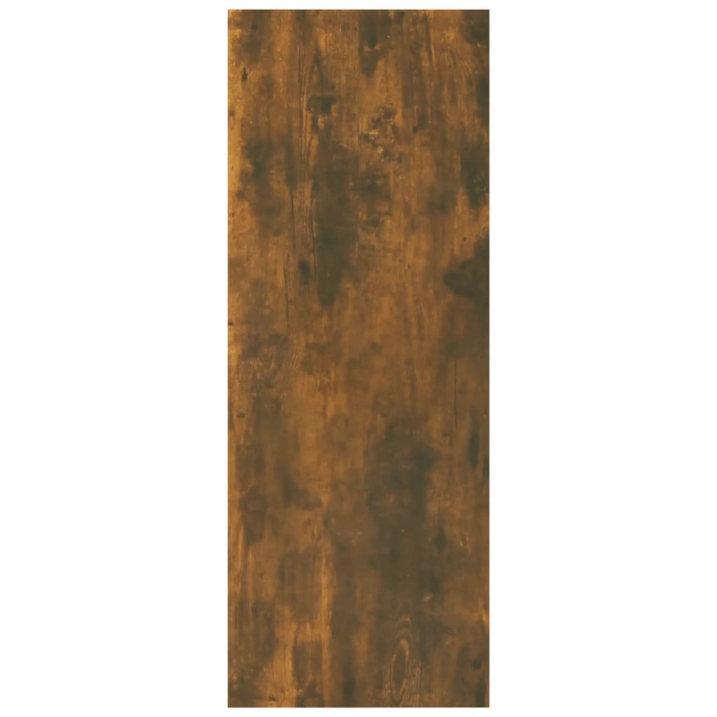 füstös tölgyszínű szerelt fa tálalóasztal 105 x 30 x 80 cm