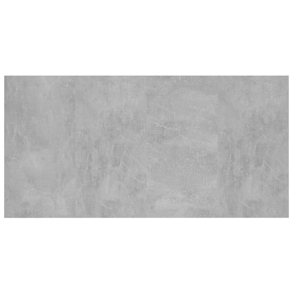 betonszürke szerelt fa ágyfejtámla 160 x 1,5 x 80 cm