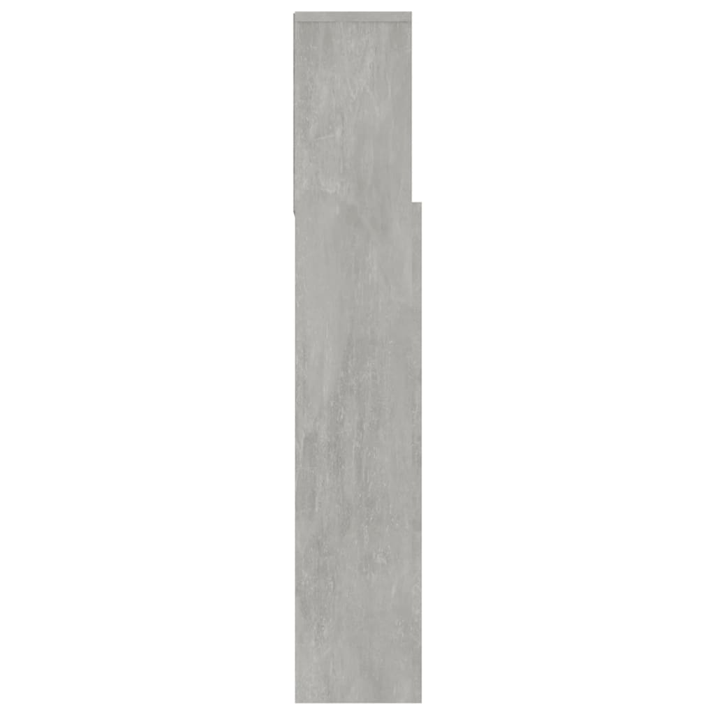 betonszürke áthidaló szekrény 120 x 19 x 103,5 cm