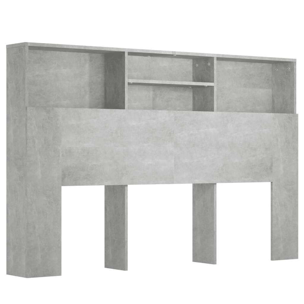 betonszürke áthidaló szekrény 160 x 19 x 103,5 cm