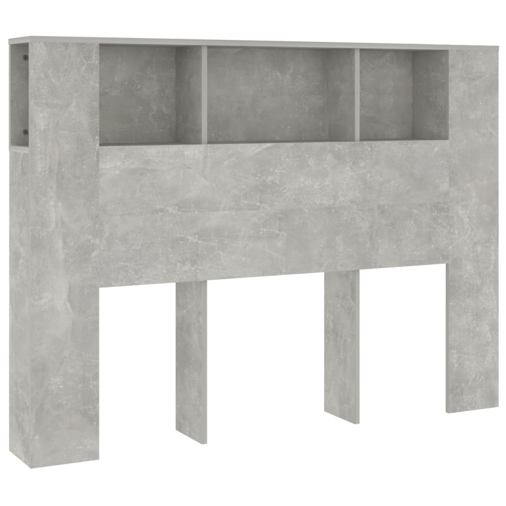 betonszürke áthidaló szekrény 140 x 18,5 x 104,5 cm