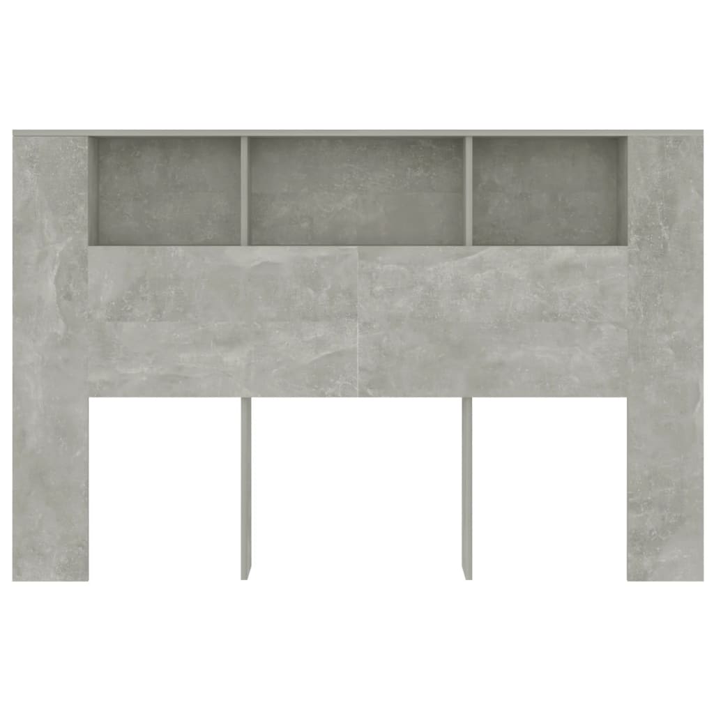 betonszürke áthidaló szekrény 160 x 18,5 x 104,5 cm