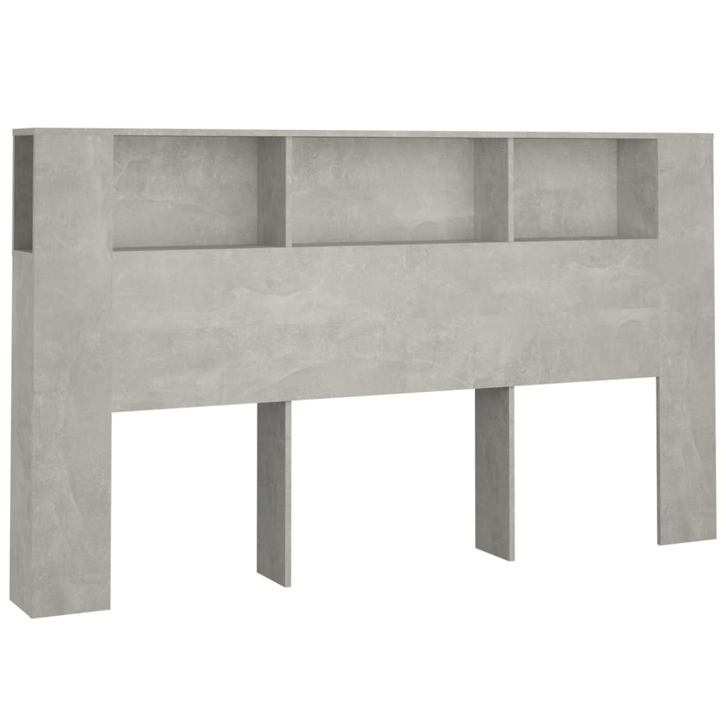betonszürke áthidaló szekrény 180x18,5x104,5 cm