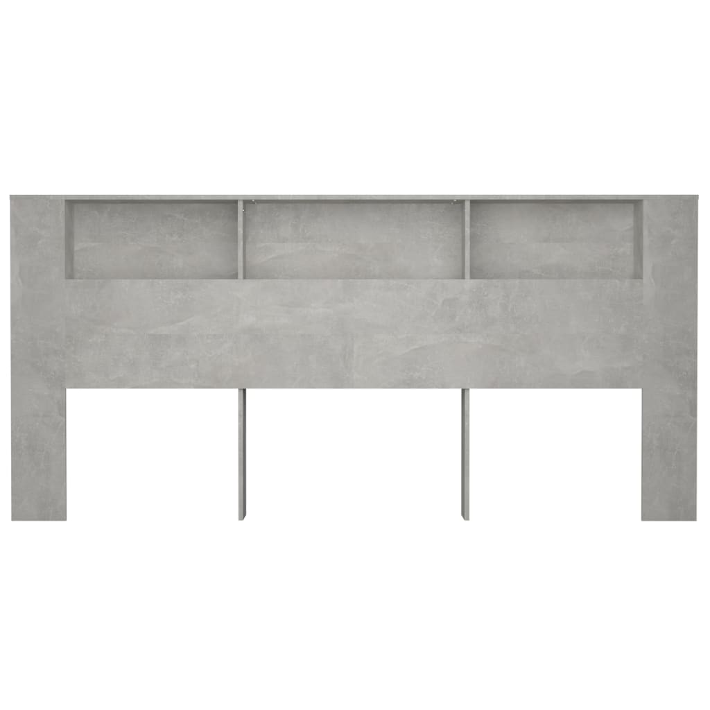 betonszürke áthidaló szekrény 220x18,5x104,5 cm