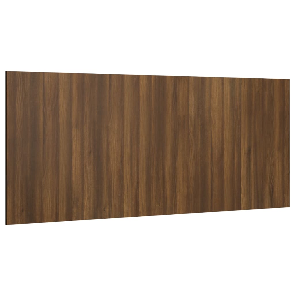 barna tölgy színű szerelt fa ágyfejtámla 200x1,5x80 cm