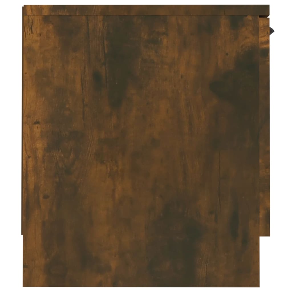 füstös tölgy színű szerelt fa TV-szekrény 140 x 35 x 40 cm