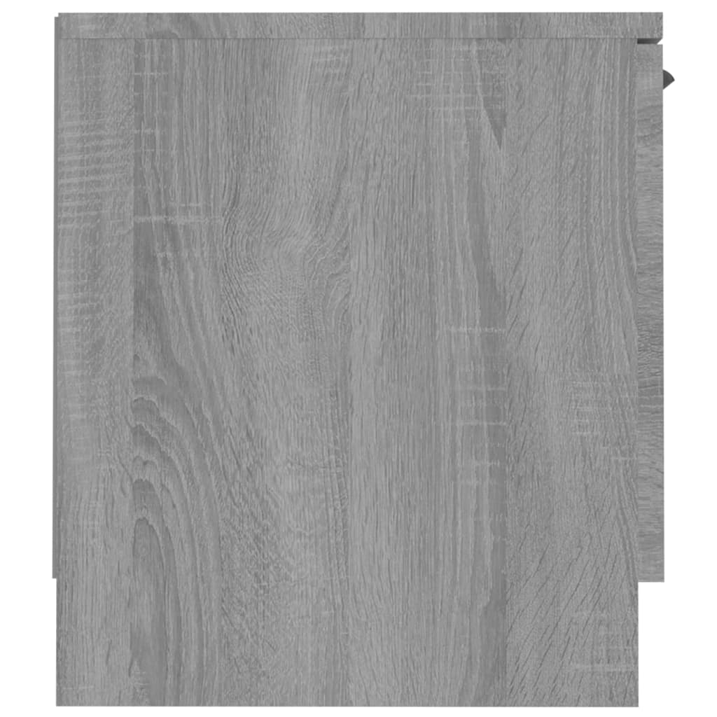 szürke sonoma színű szerelt fa TV-szekrény 140 x 35 x 40 cm