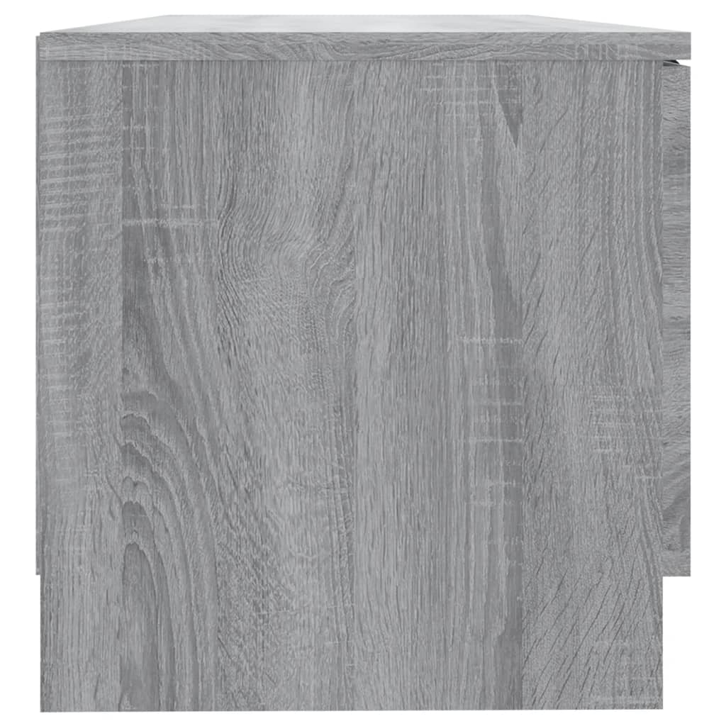 szürke sonoma színű szerelt fa TV-szekrény 80 x 35 x 36,5 cm