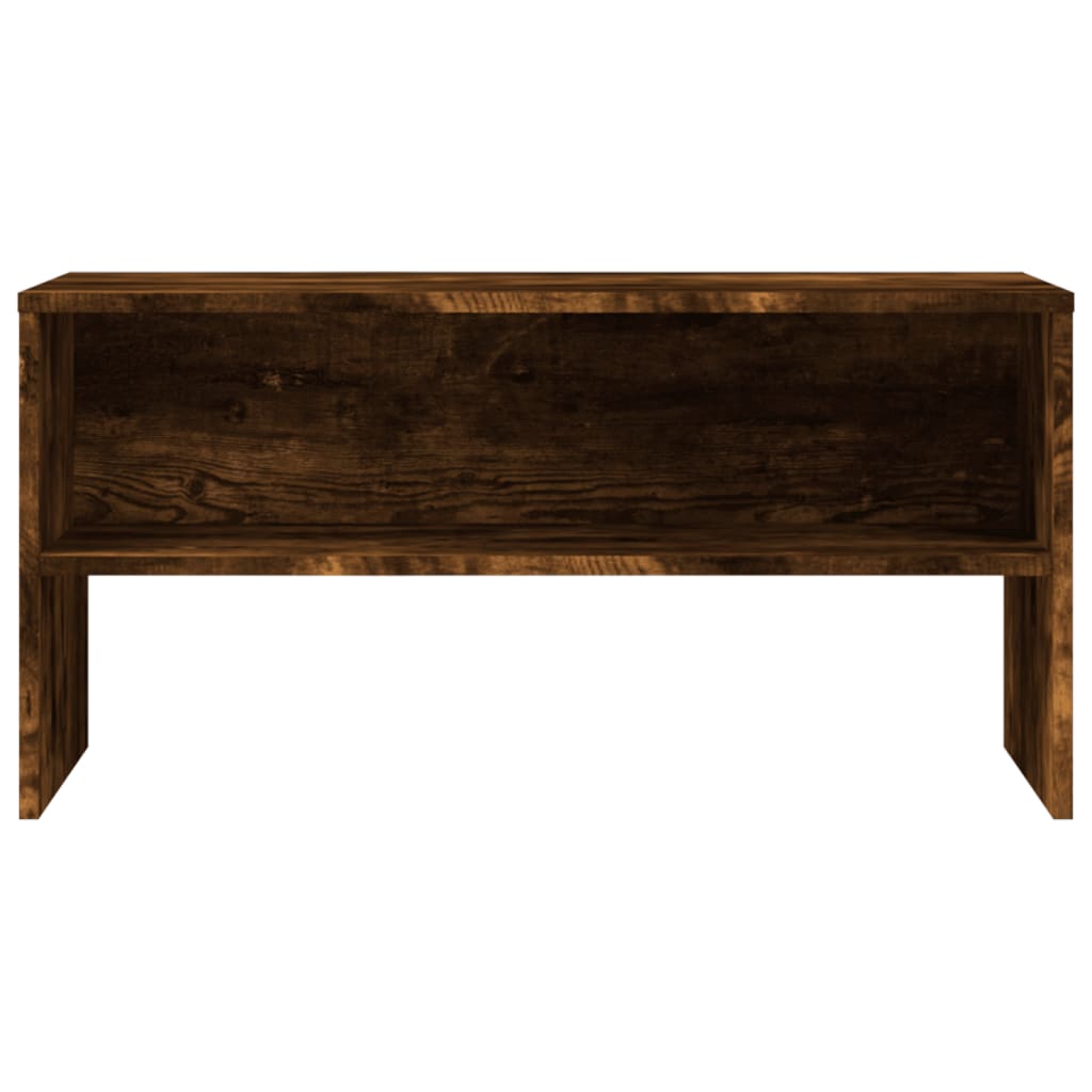 füstös tölgy színű szerelt fa TV-szekrény 80 x 40 x 40 cm