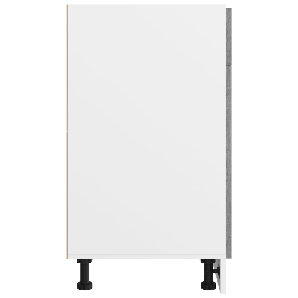 “Lyon” szürke sonoma szerelt fa fiókos alsószekrény