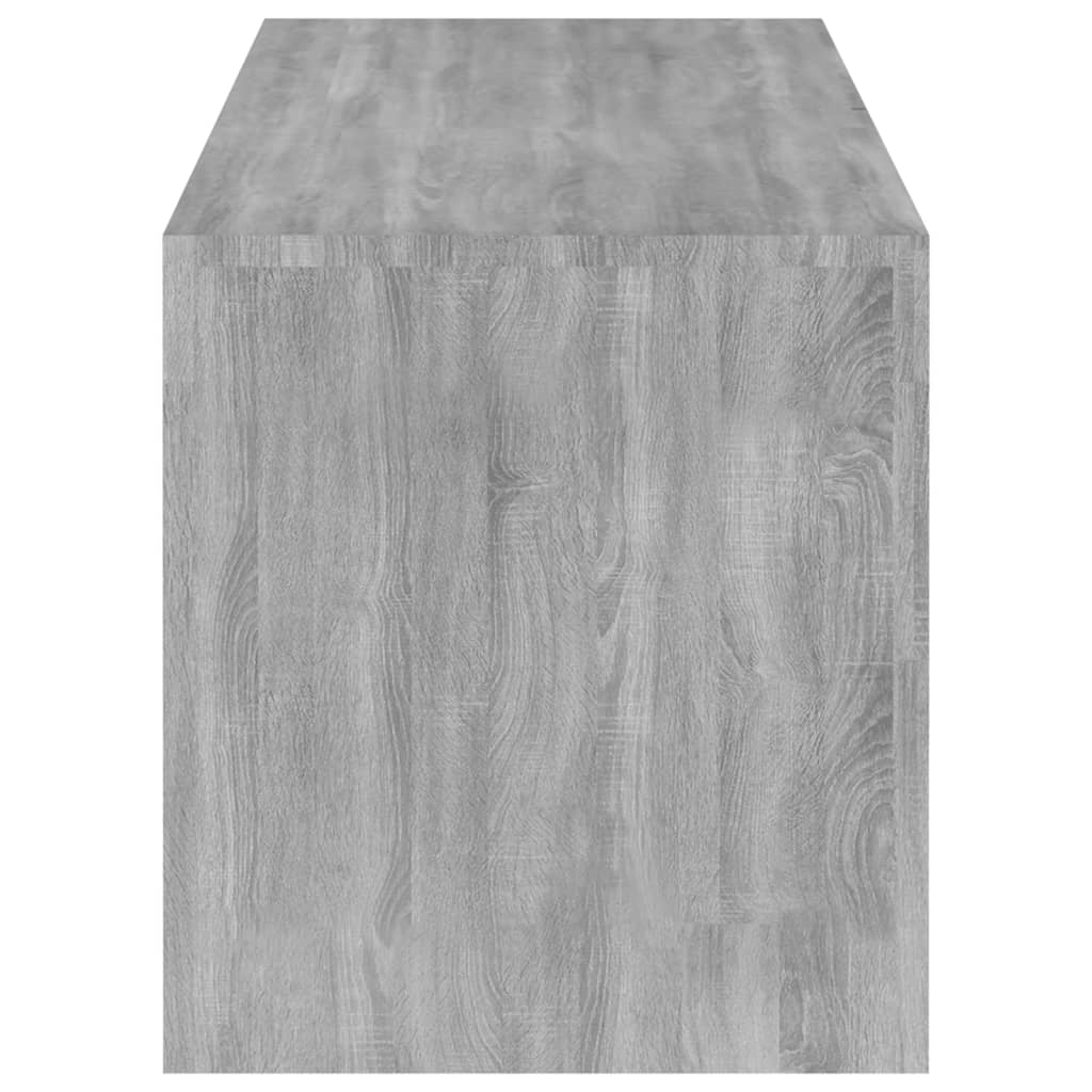 szürke sonoma színű TV-szekrény LED-lámpákkal 120 x 35 x 40 cm
