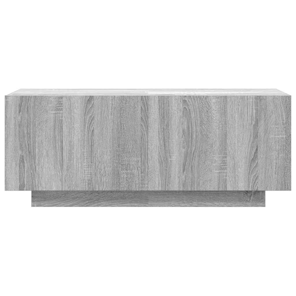 szürke sonoma színű szerelt fa TV-szekrény 100 x 35 x 40 cm