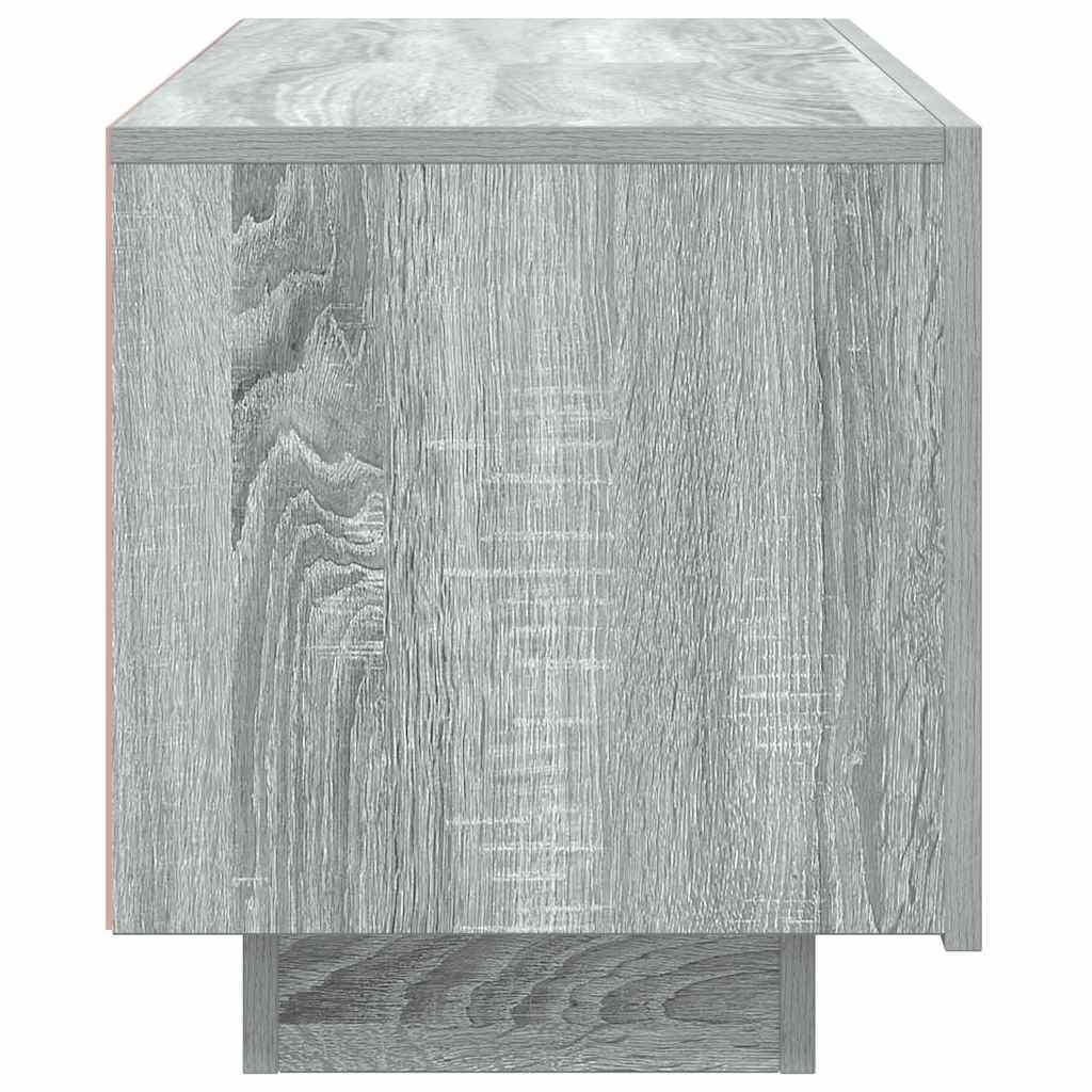 szürke sonoma színű szerelt fa TV-szekrény 100 x 35 x 40 cm