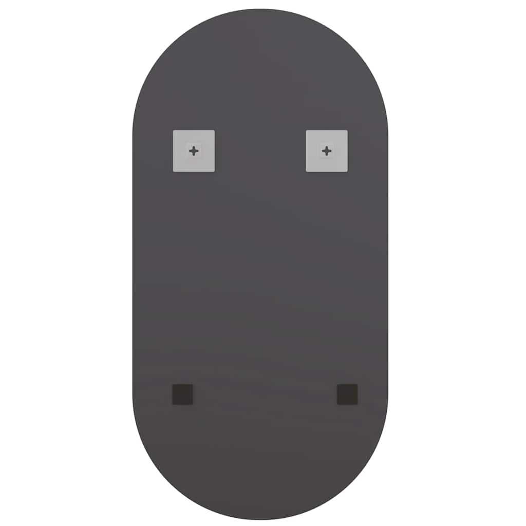 ovális üvegtükör LED-lámpákkal 40 x 20 cm