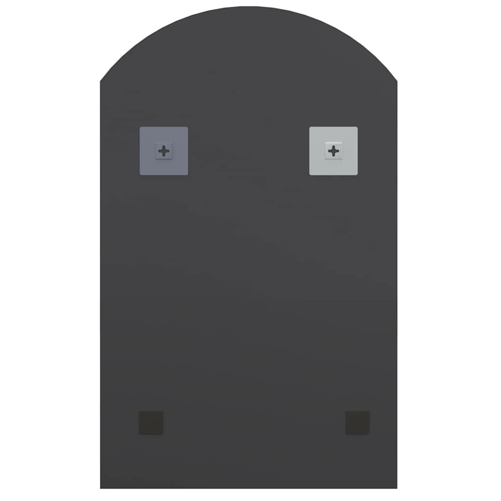 ívelt üvegtükör LED-lámpákkal 60 x 40 cm