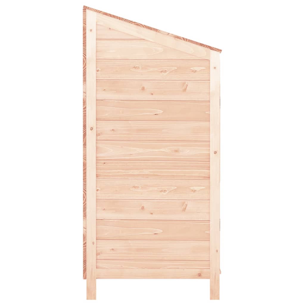 tömör fenyőfa kerti fészer 102 x 52 x 112 cm