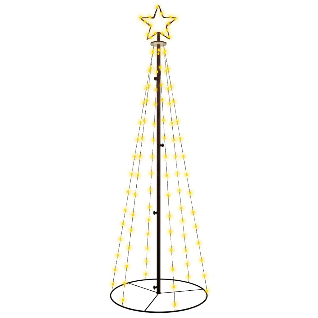 kúp alakú karácsonyfa 108 meleg fehér LED-del 70 x 180 cm