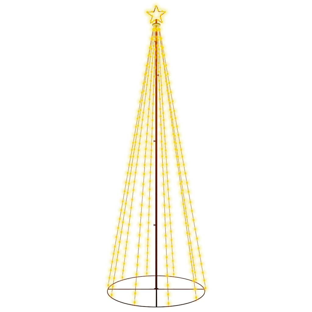 kúp alakú karácsonyfa 310 meleg fehér LED-del 100 x 300 cm