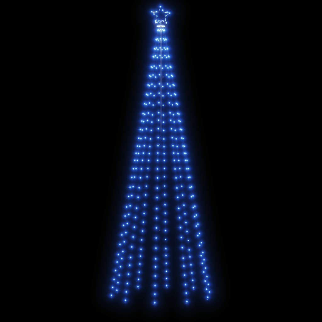kúp alakú karácsonyfa 310 kék LED-del 100 x 300 cm
