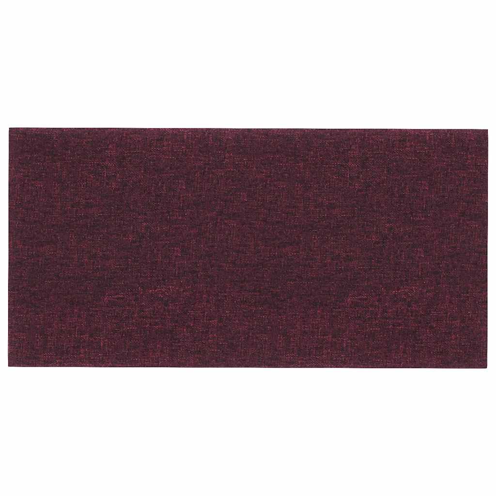 12 db lila szövet fali panel 30 x 15 cm 0,54 m²