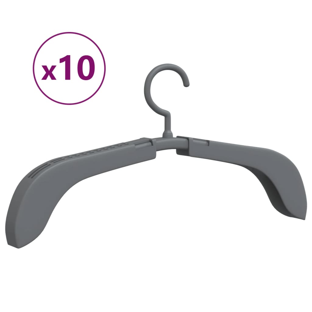 10 db szürke kihúzható vállfa