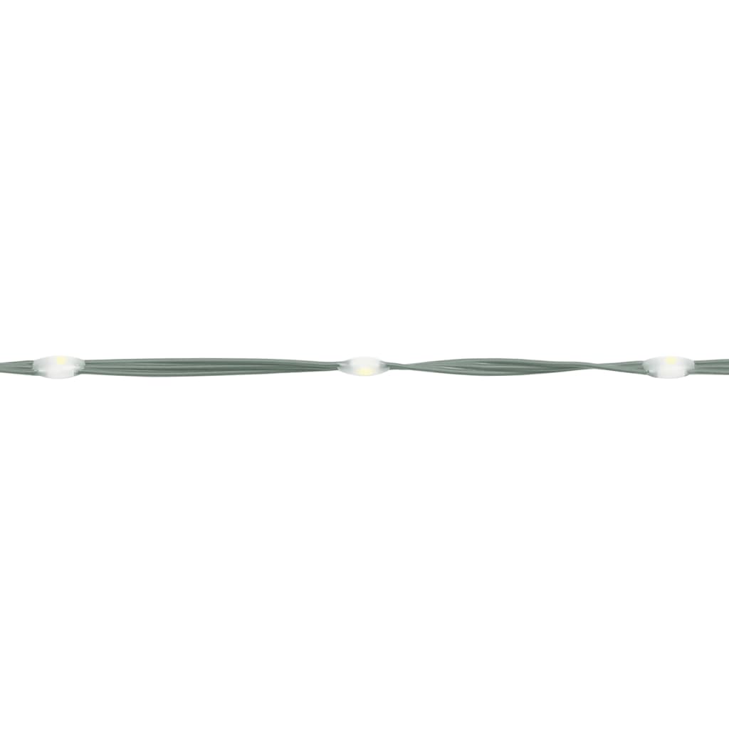 kúp alakú karácsonyfa 1400 hideg fehér LED-del 160 x 500 cm
