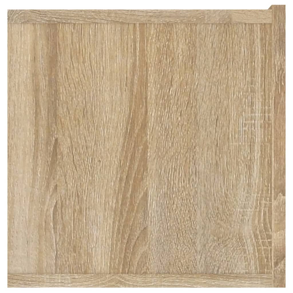 2 db sonoma tölgy szerelt fa TV-szekrény 80x30x30 cm
