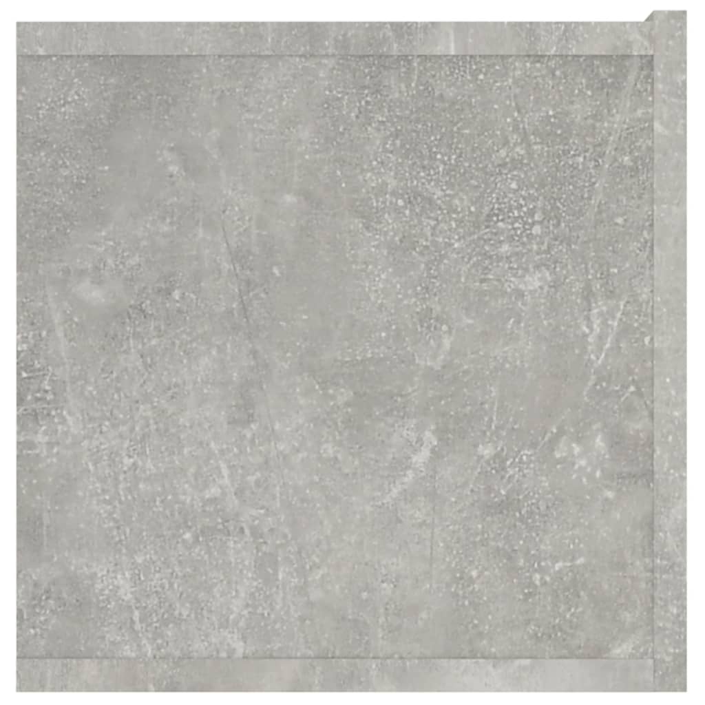 2 db betonszürke szerelt fa TV-szekrény 80 x 30 x 30 cm