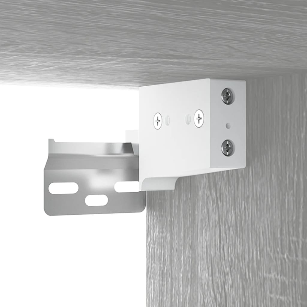 4 db szürke sonoma színű szerelt fa TV-szekrény 80 x 30 x 30 cm