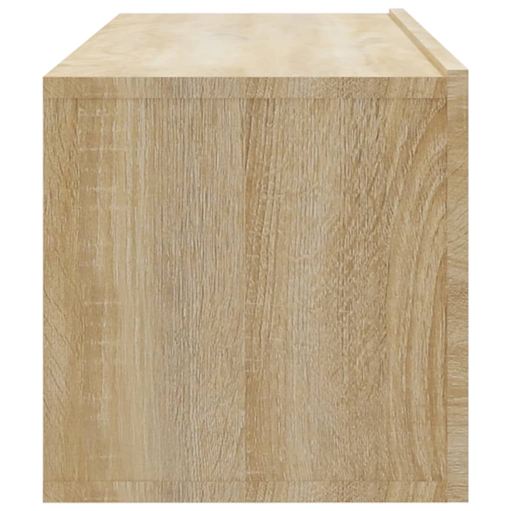 4 db sonoma tölgy színű fali TV-szekrény 100 x 30 x 30 cm