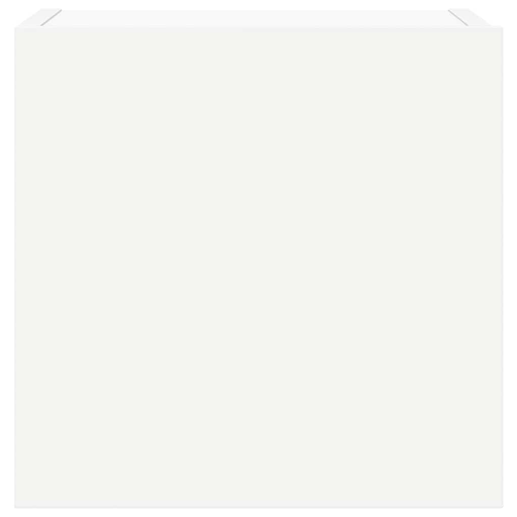 7 részes fehér szerelt fa TV-szekrényszett