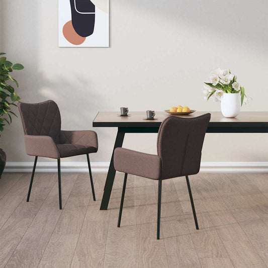Étkezőszék Barna 55 x 58 x 82 cm szövet
