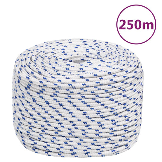 fehér polipropilén hajókötél 8 mm 250 m