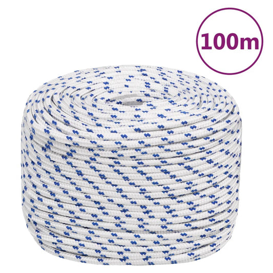 fehér polipropilén hajókötél 10 mm 100 m