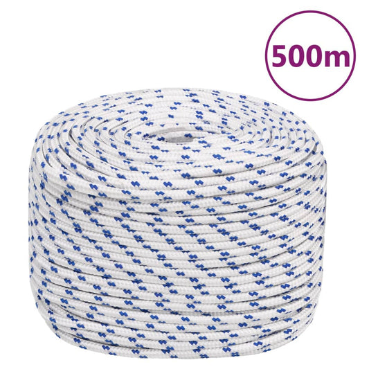 fehér polipropilén hajókötél 10 mm 500 m