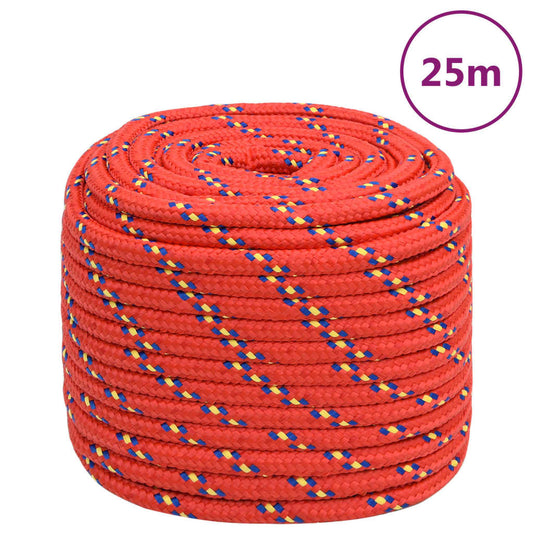 piros polipropilén hajókötél 18 mm 25 m