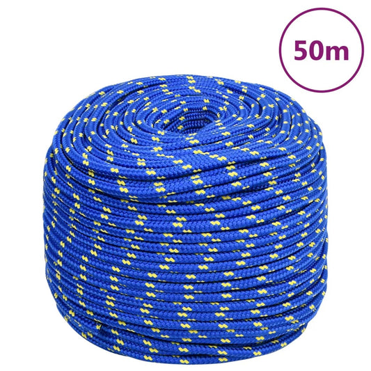 kék polipropilén hajókötél 8 mm 50 m