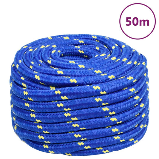 kék polipropilén hajókötél 20 mm 50 m